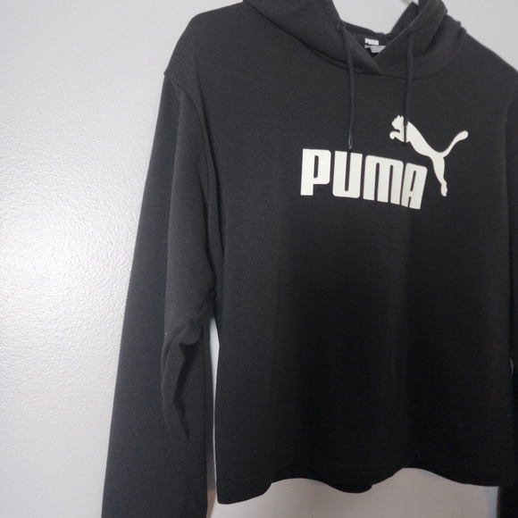 Puma Black Hoodie Jacket - Picture 2 of 8